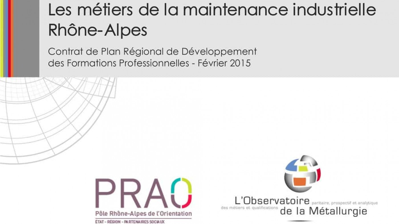 Les métiers de la maintenance industrielle